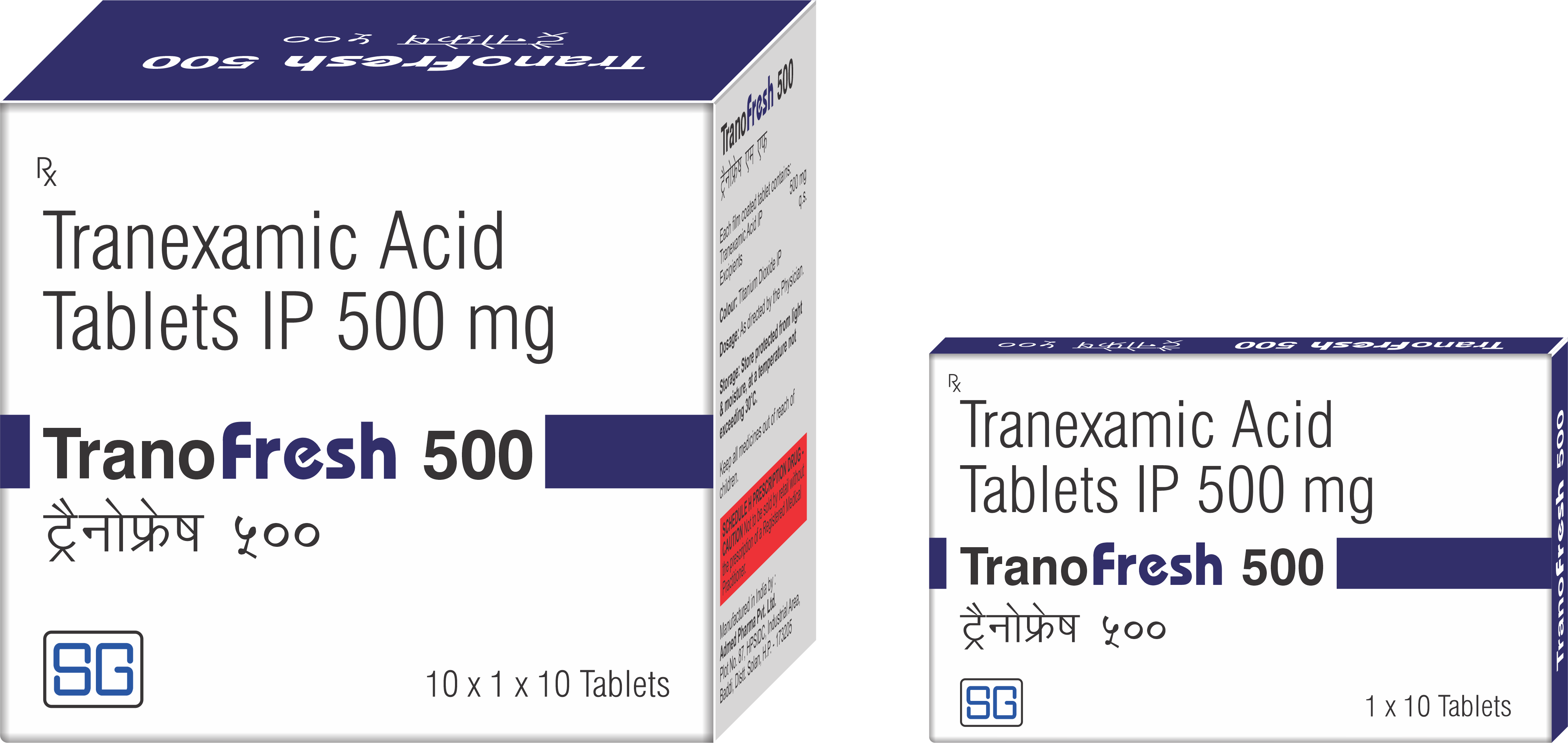TRANOFRESH-500 TAB (ALU-MONO)